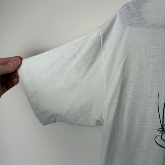 Minnesota Common Loon Nature Tee Vintage Bird 90s Single Stitch - M/S - Picture 4 of 5